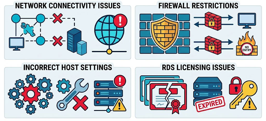 Common Causes of RDP Errors