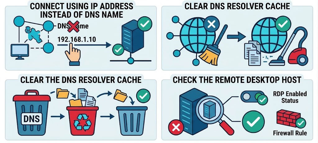 Quick Fixes for RDP Connection Errors